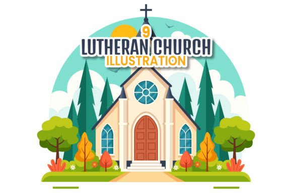 9 Lutheran Church Illustration Graphics