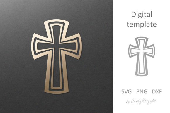 Christian Faith Cross SVG: Laser Cutting Wall Decor