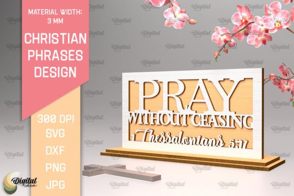 Christian Phrases SVG. Religious Laser: Signs & Laser Cutting
