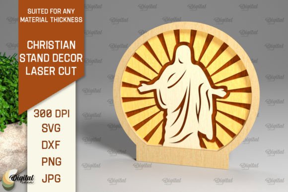 Christian Stand Decor Laser Cut SVG: Stands and Laser Cutting