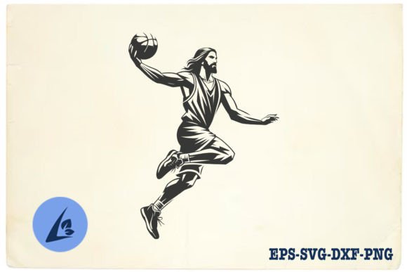 Funny Jesus Basketball Graphics & Illustrations Review