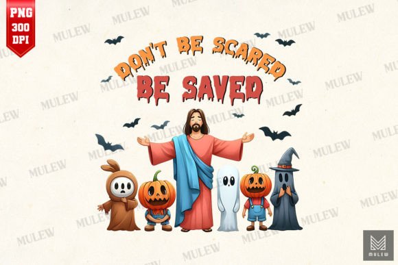 Funny Jesus Halloween Sublimation PNG
