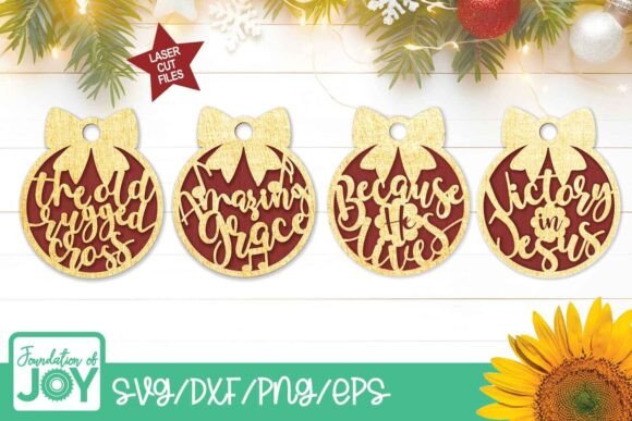 Hymn Ornament Bundle for Laser Cutting Brand Assets