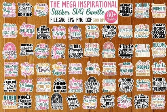 Mega Inspirational Sticker SVG Bundle: Graphics & Crafts Review