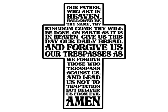 Our Father Lord s Prayer Svg PNG