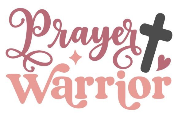Prayer Warrior Svg PNG for Crafts and Graphics